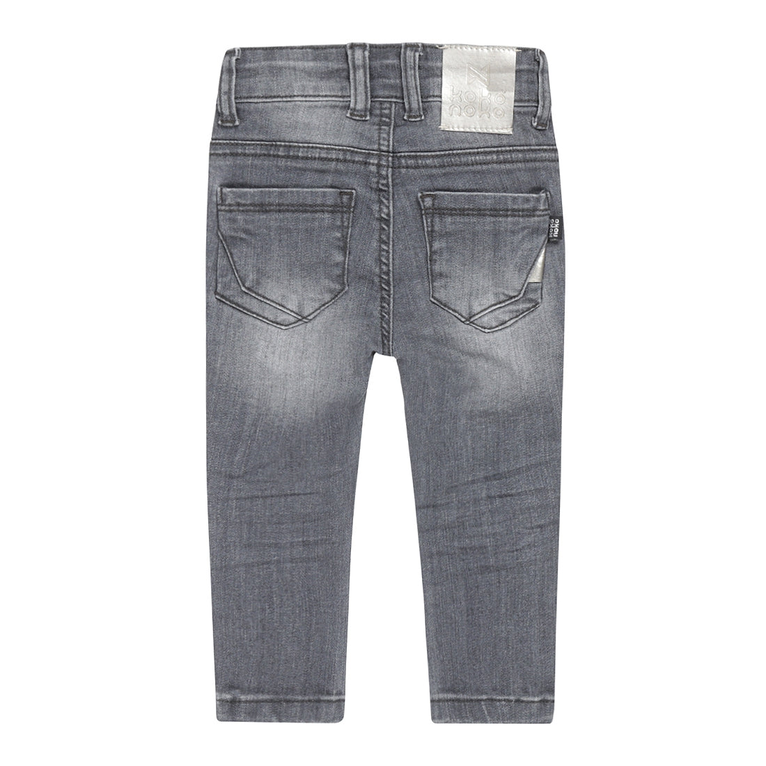 Meisjes Jeans skinny van Koko Noko in de kleur Grey jeans in maat 128.
