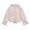Meisjes Blouse ls van Koko Noko in de kleur Dusty pink in maat 128.