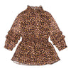 Meisjes Dress ls van Koko Noko in de kleur Dusty pink in maat 128.