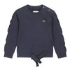 Meisjes Sweater ls with crewneck van Koko Noko in de kleur Navy in maat 128.