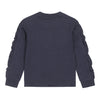 Meisjes Sweater ls with crewneck van Koko Noko in de kleur Navy in maat 128.