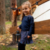 Meisjes Sweater ls with crewneck van Koko Noko in de kleur Navy in maat 128.