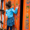 Meisjes T-shirt ls van Koko Noko in de kleur Blue in maat 128.