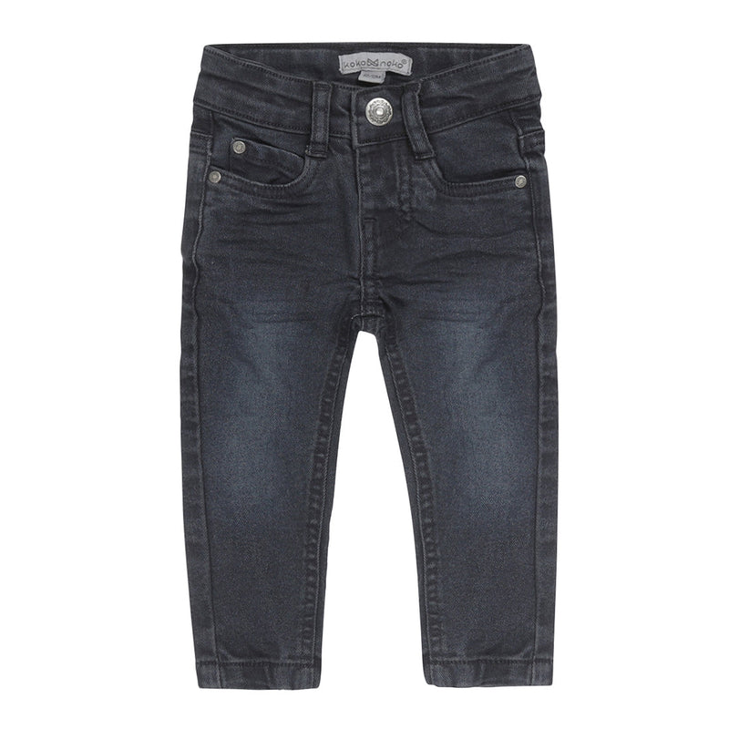 Meisjes Jeans skinny van Koko Noko in de kleur Blue jeans in maat 128.
