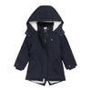 Meisjes Jacket parka van Koko Noko in de kleur Navy in maat 128.