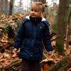 Meisjes Jacket parka van Koko Noko in de kleur Navy in maat 128.
