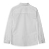 Jongens Linnen look shirt van SevenOneSeven in de kleur Snow White in maat 170-176.