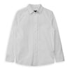 Jongens Linnen look shirt van SevenOneSeven in de kleur Snow White in maat 170-176.