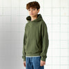 Jongens Hooded sweater van SevenOneSeven in de kleur Khaki Green in maat 170-176.
