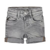 Jongens Jeans shorts van Koko Noko in de kleur Grey jeans in maat 128.
