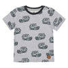 Jongens T-shirt ss van Koko Noko in de kleur Grey in maat 128.