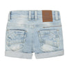 Jongens Jeans shorts van Koko Noko in de kleur Blue jeans in maat 128.