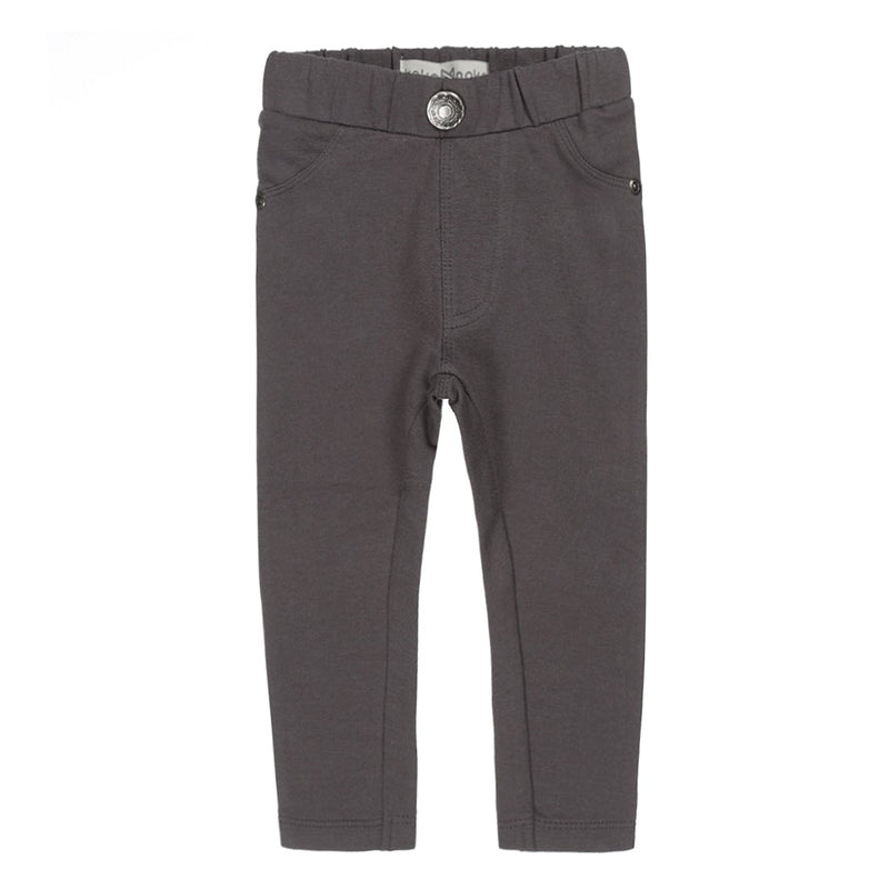 Meisjes Trousers van Koko Noko in de kleur Grey in maat 128.