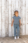 Meisjes Trousers van Koko Noko in de kleur Mint in maat 128.