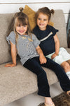 Meisjes T-shirt ss van Koko Noko in de kleur Navy in maat 128.