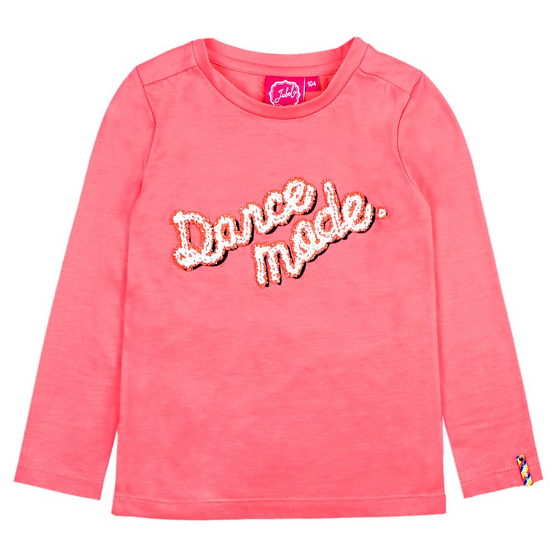Meisjes Longsleeve Dance Mode - Pret-A-Party van Jubel in de kleur Oranje in maat 140.