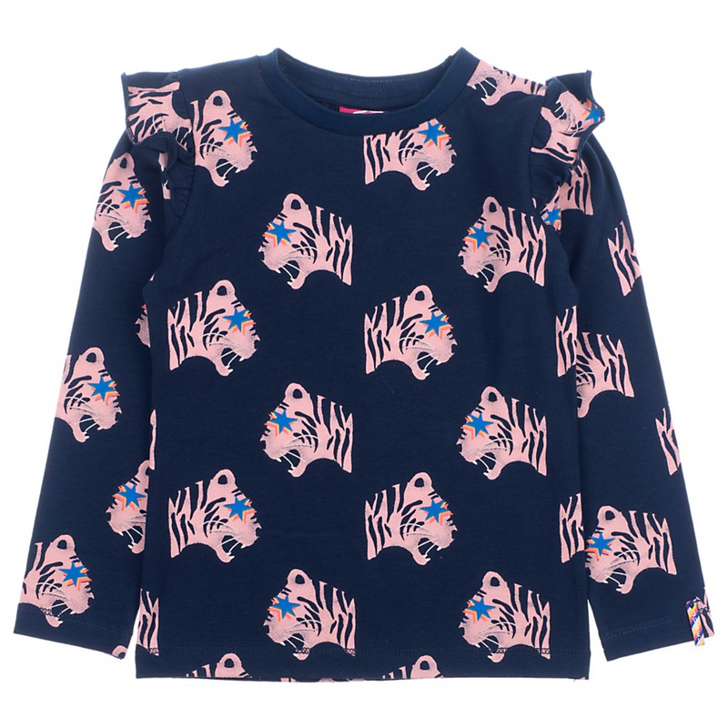 Meisjes Longsleeve AOP - Pret-A-Party van Jubel in de kleur Blauw in maat 140.