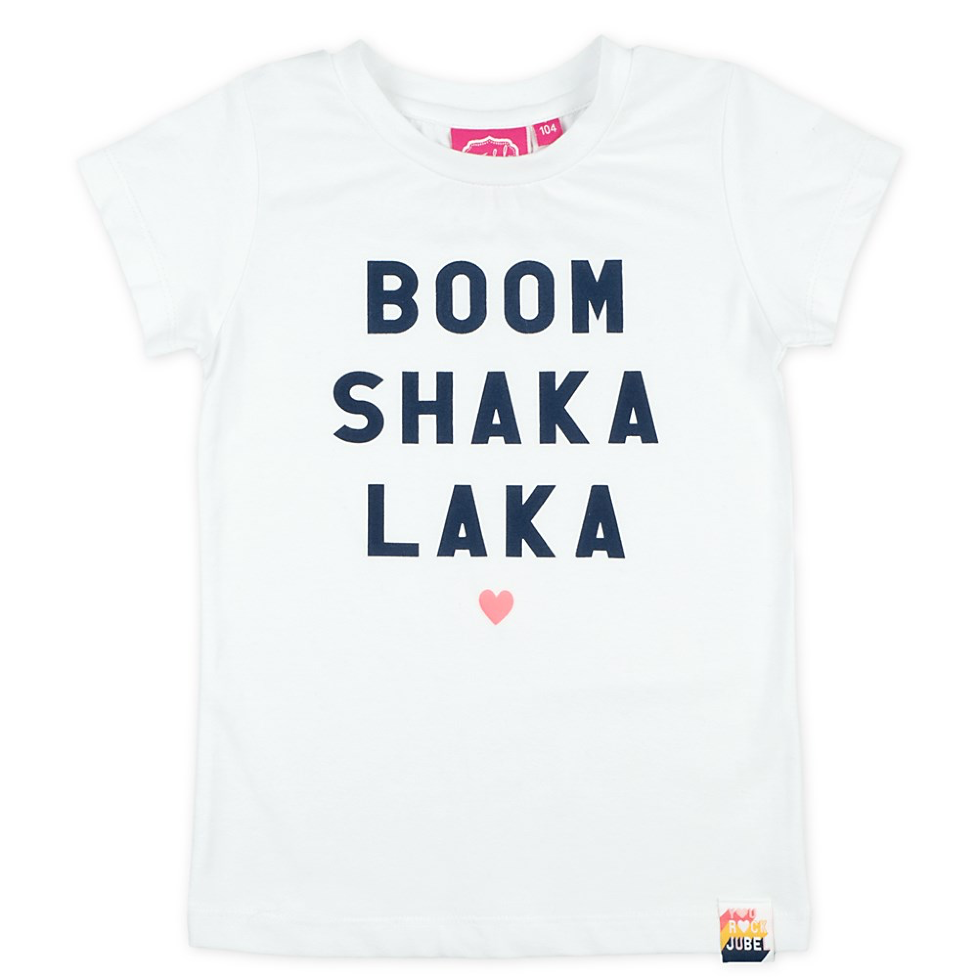 Meisjes T-shirt Boom - Pret-A-Party van Jubel in de kleur Wit in maat 140.