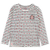 Meisjes Longsleeve streep - Bittersweet van Jubel in de kleur Off-white in maat 140.