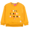 Meisjes Sweater Change - Bittersweet van Jubel in de kleur Geel in maat 140.