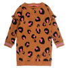 Meisjes Sweatjurk - Animal Attitude van Jubel in de kleur Bruin in maat 140.
