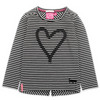 Meisjes Longsleeve streep - Animal Attitude van Jubel in de kleur Zwart in maat 140.