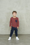 Sturdy Longsleeve streep - Dino-mite