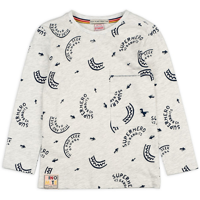 Sturdy Longsleeve Superhero - Dino-mite