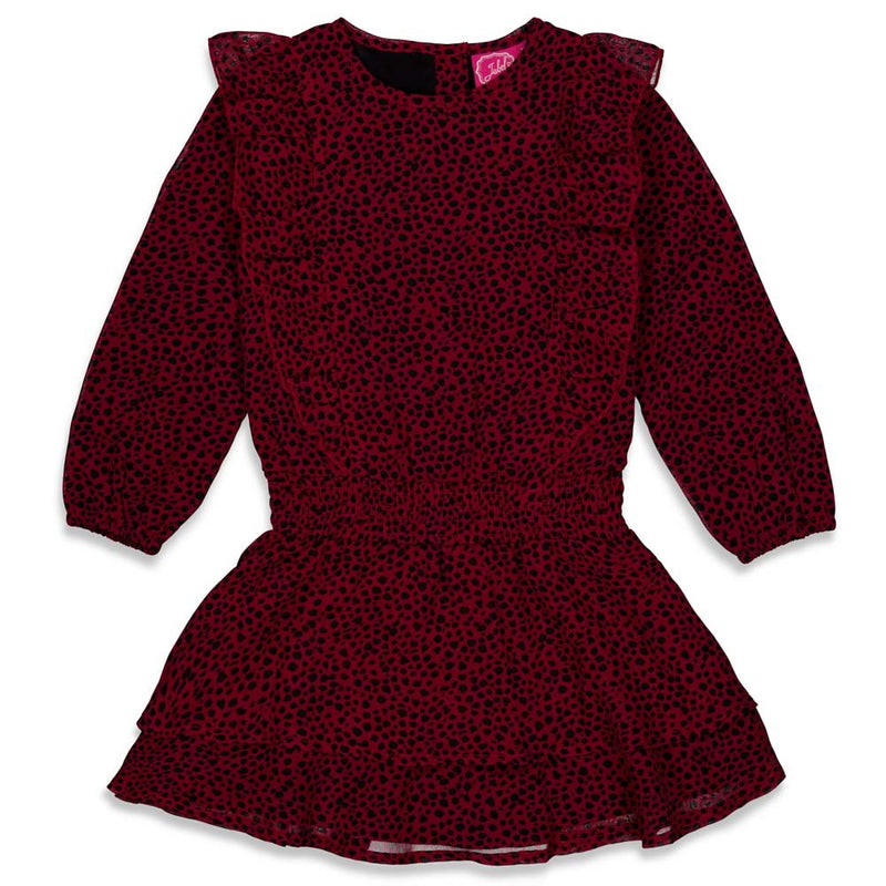 Jubel Jurk voile - Blushing Zebra