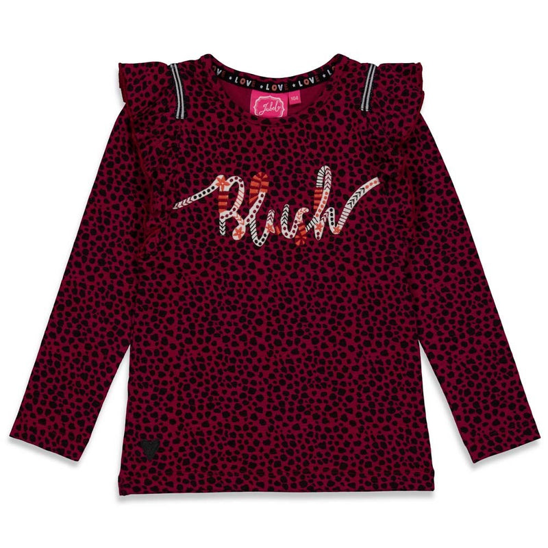 Jubel Longsleeve AOP - Blushing Zebra
