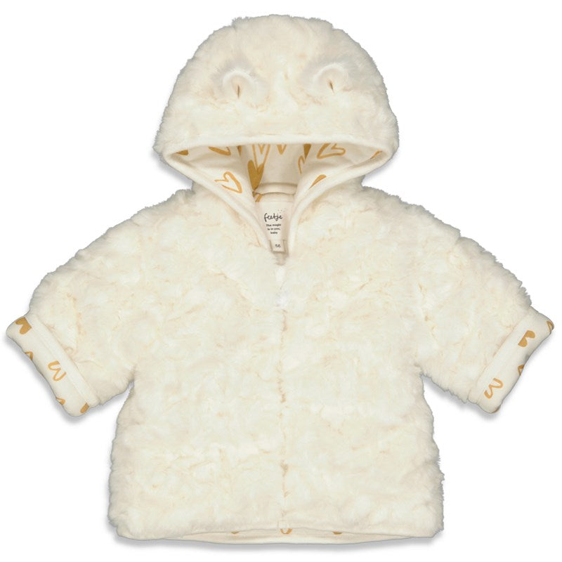 Feetje Teddy jacket with hood - Forever