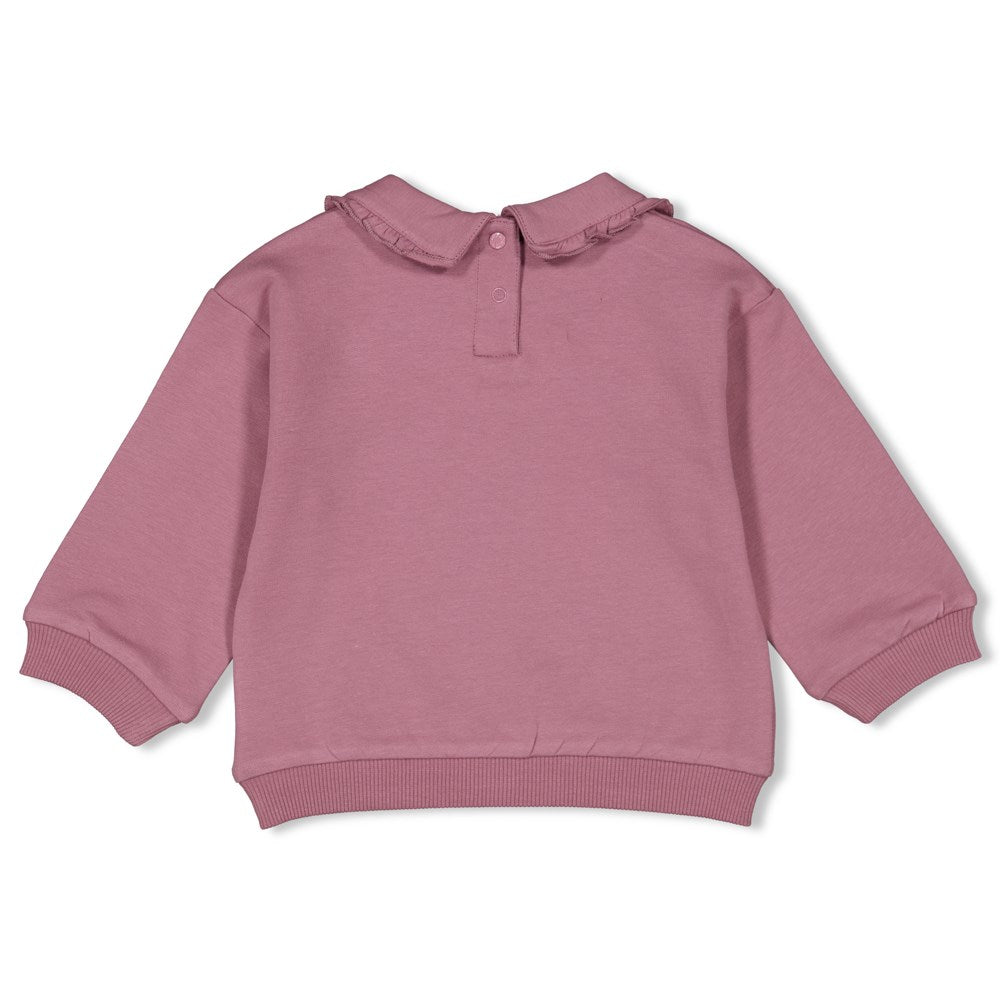 Meisjes Sweater - Oh Dear van Feetje in de kleur Lila in maat 86.