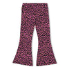 Meisjes Flared broek AOP - Flowers For Life van Jubel in de kleur Marine in maat 128.