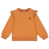 Meisjes Sweater ruches - Color Me Panther van Jubel in de kleur Bruin in maat 128.