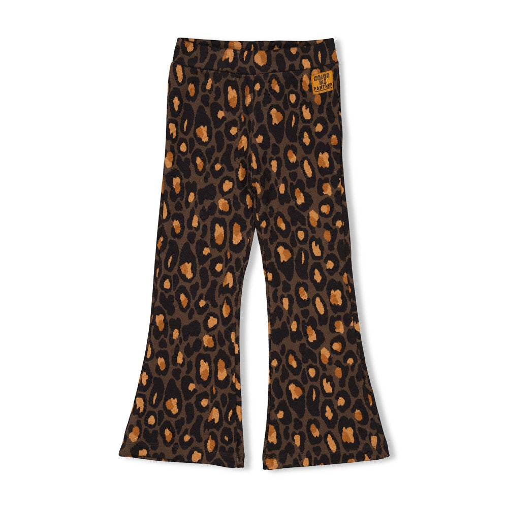 Jubel Flared broek AOP - Color Me Panther