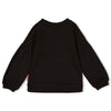 Meisjes Sweater - Miss Universe van Jubel in de kleur Zwart in maat 128.