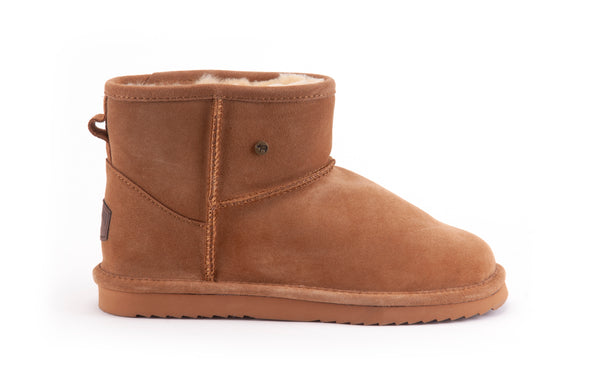 Warmbat Wallaby Kids Suede Boot Cognac