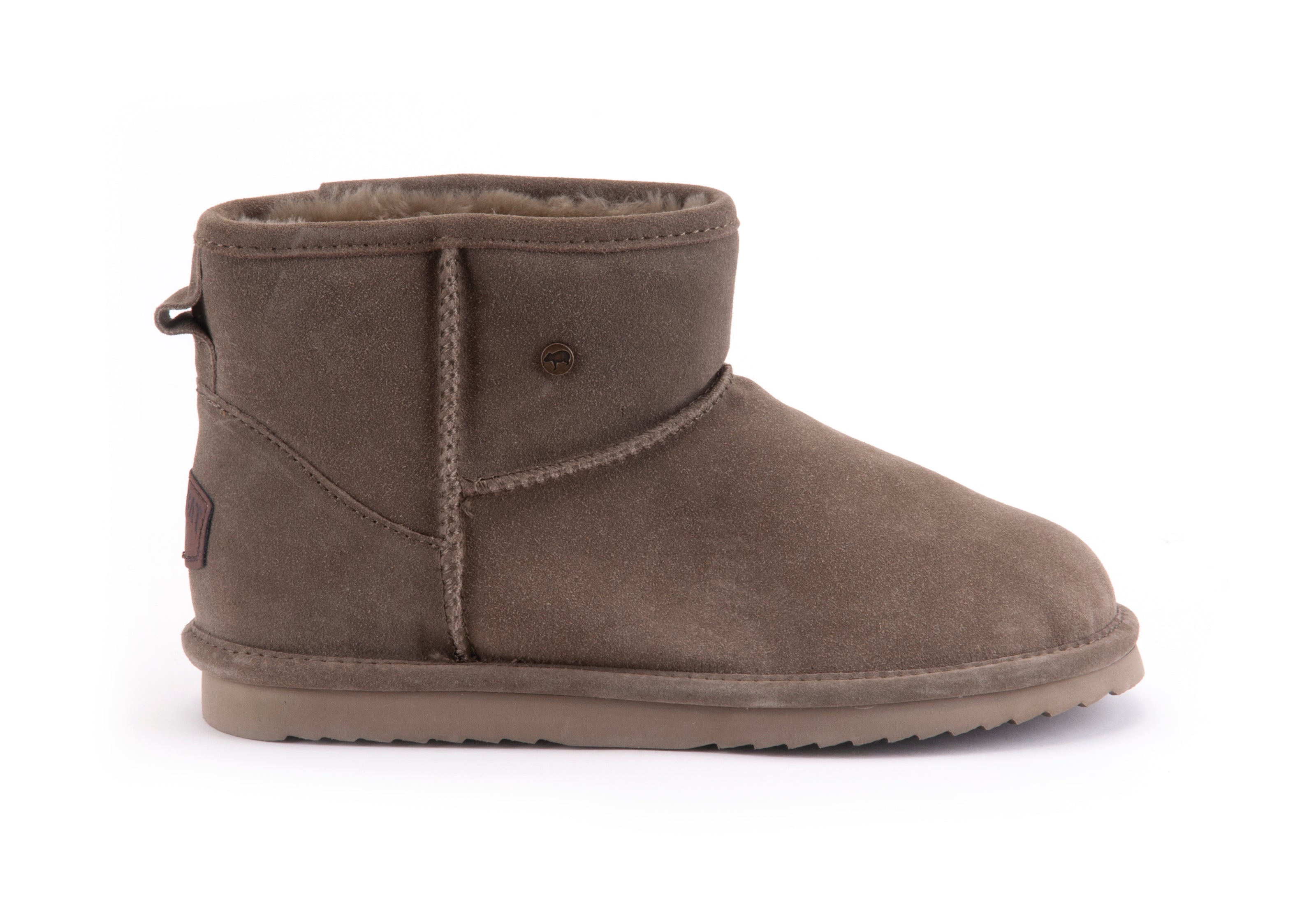 Warmbat Wallaby Kids Suede Boot Moss