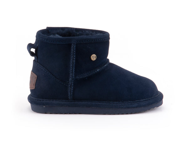 Warmbat Wallaby Kids Suede Boot Dk Navy