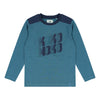 Jongens T-shirt longsleeve van Koko Noko in de kleur Blue in maat 128.