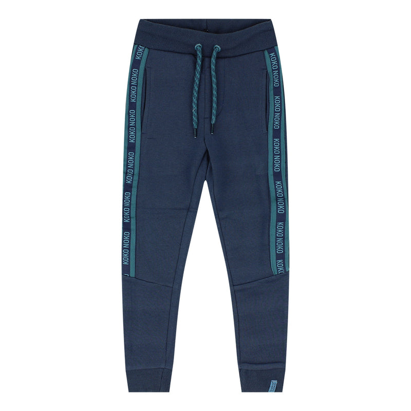 Jongens Jogging trousers van Koko Noko in de kleur Blue in maat 128.