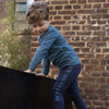 Jongens Jogging trousers van Koko Noko in de kleur Blue in maat 128.