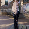Meisjes Jogging trousers van Koko Noko in de kleur Navy in maat 128.