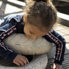Meisjes Cardigan  van Koko Noko in de kleur Navy in maat 128.