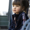 Meisjes Cardigan  van Koko Noko in de kleur Navy in maat 128.