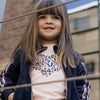 Meisjes Cardigan  van Koko Noko in de kleur Navy in maat 128.