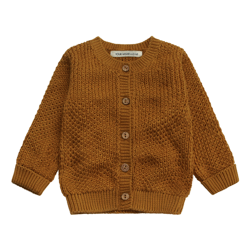 Your Wishes Cardigan Plain Knit | Abel