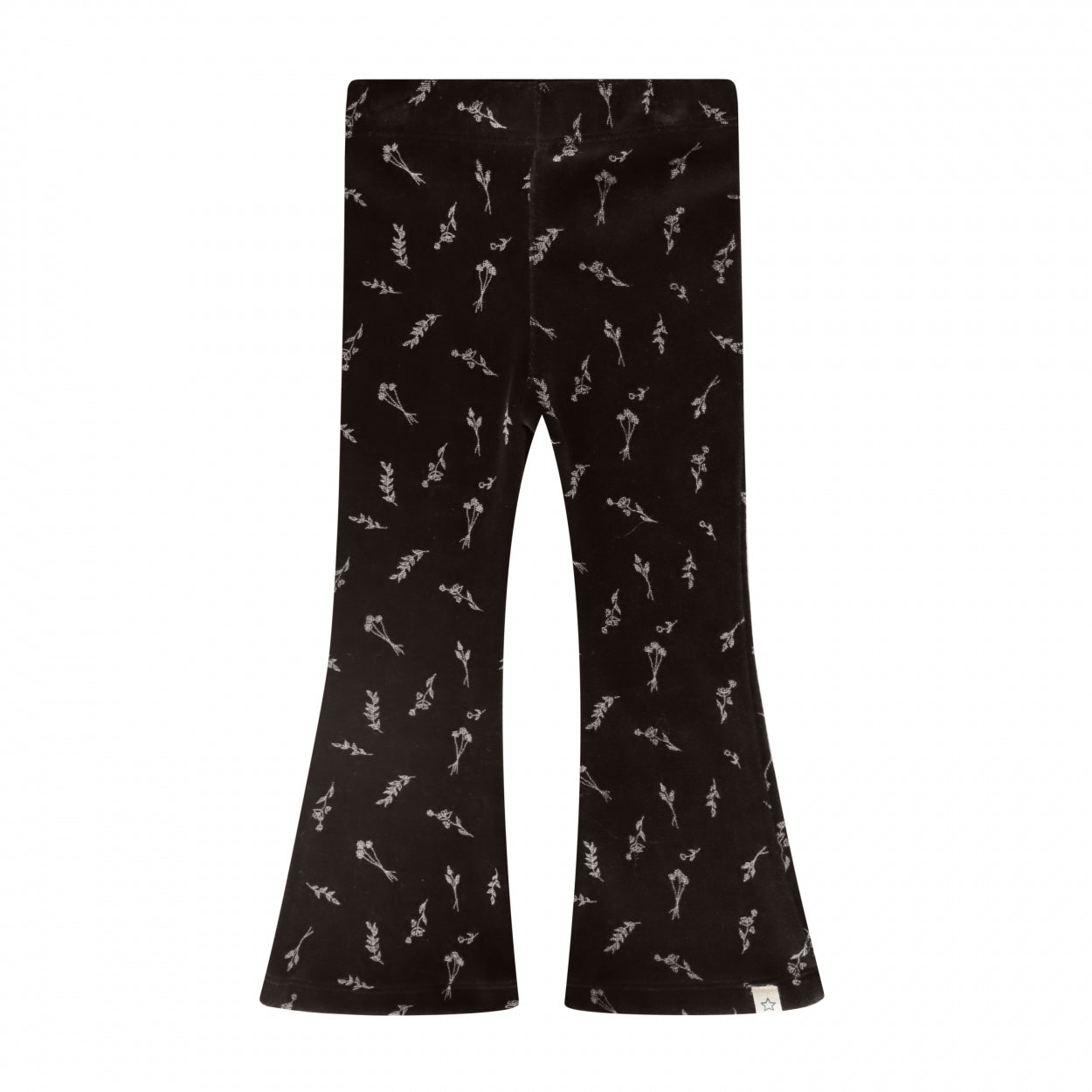 Meisjes Broek Poetry | Nikita van Your Wishes in de kleur Dark Brown in maat 92.