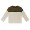 Jongens Shirt lange mouw Melange | Ginar van Your Wishes in de kleur Honeycomb in maat 134-140.