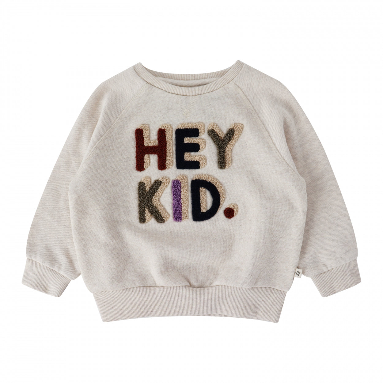 Jongens Sweater Melange | Grant van Your Wishes in de kleur Honeycomb in maat 92.